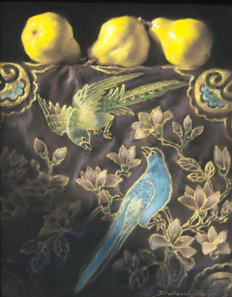 Deborah Bays - "Song Birds With Golden Pear"
