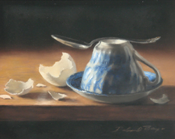 Deborah Bays"Blue Willow With Antique Spoon"