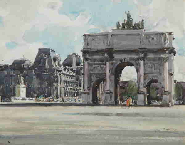 Donald Teague - "Arch Of The Carousel - Paris"
