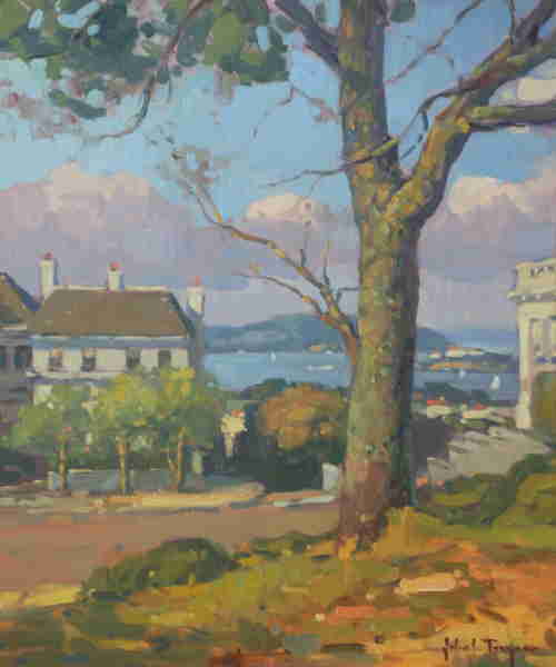 John C. Traynor - "View Of The Bay, San Francisco"