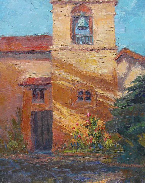 Ann McMillan - "Sun And Shadow At Carmel Mission"