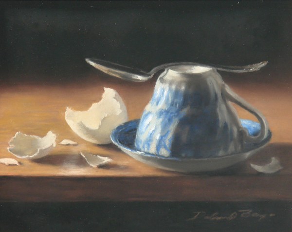 Deborah Bays - "Blue Willow With Antique Spoon"