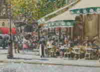 Donald Teague - "Paris Cafe"