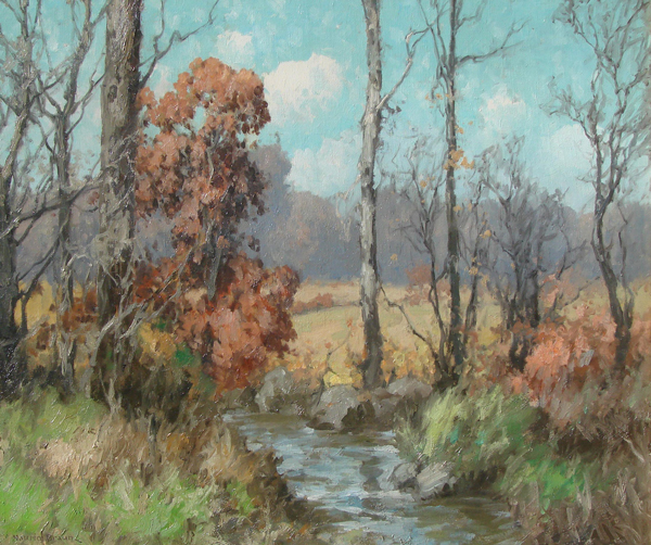 Maurice Braun - "Brook In Autumn"