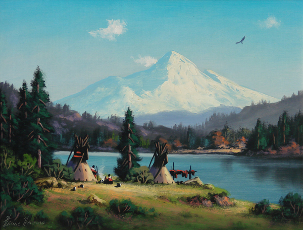 Heinie Hartwig - "Mt. Hood (Nez Perce Camp)"