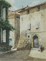 Jack Lestrade - "Lecture au Soleil (Provence, France)"
