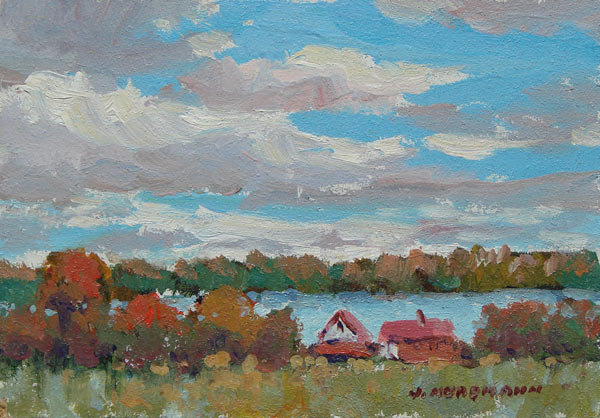 Joseph Nordmann - "A Canadian Lake"