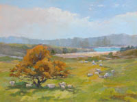 Mary Lou Correia - "Grazing At Mission Ranch"