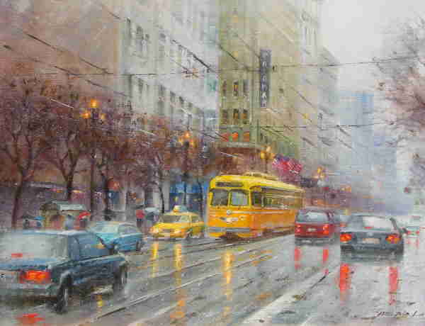 Po Pin Lin - "Morning Fog On Market"