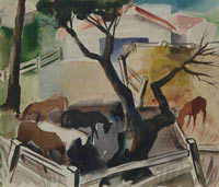 Marjorie Doolittle - "Barnyard Scene"